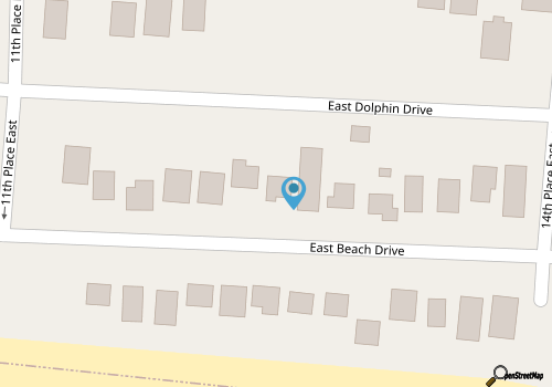 Beautiful 4BR 3BA House, 2nd Row, Ocean Views, Dog Friendly, Sleeps 8 map location