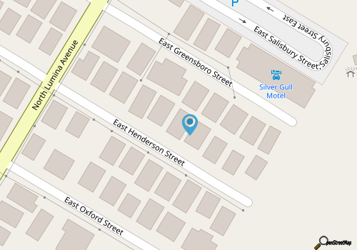 Upper level duplex in heart of Wrightsville Beach! map location