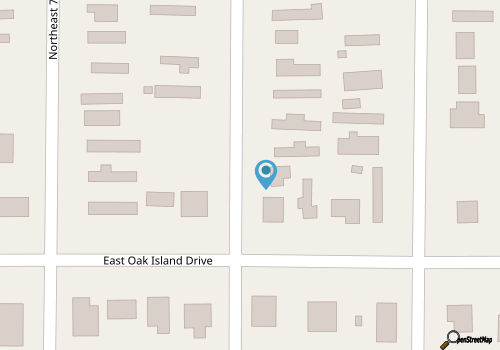 Oak Island Condo w/ Ocean View: Steps to Beach! map location