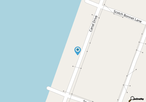 1 Block To Beach, Canal View, Private & Peaceful map location