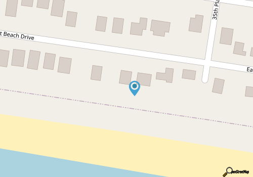 1 Bedroom 1 Bath Efficiency Duplex (bottom level), Oceanfront, Sleeps 2 map location