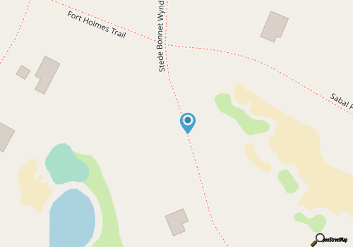 Secluded five bedroom home with great layout secluded in maritime forest! map location