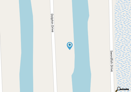 Wonderful Family House on Waterway w/Free WiFi, Private W/D, AC, Dock, Patio map location
