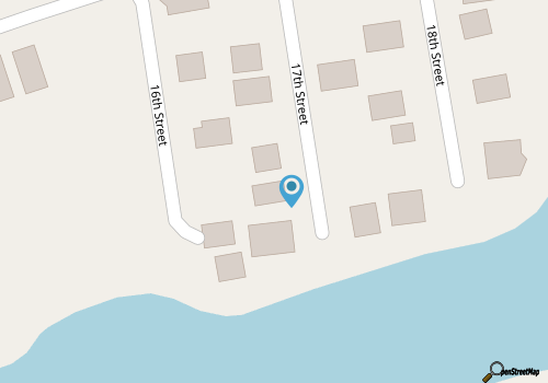 Home near the beach with balconies, outdoor shower, grill, beach gear, W/D, & AC map location