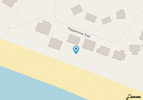 Oceanfront Bald Head Home with Private Boardwalk to the Beach map location