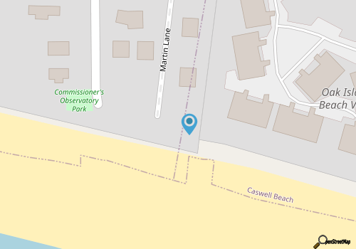 Sweet Retreat: Oceanfront Home with Private Walkway to the Beach map location