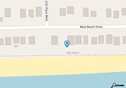 Just Coastin': Oceanfront Home w/Convenient Sitting Area on Your Private Boardwa map location