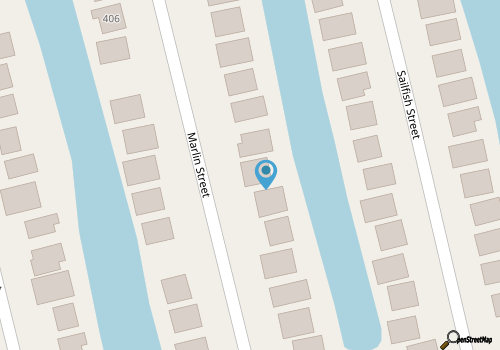 Freshly updated canal front on one of Nat Geo's best beaches map location
