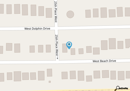 Mol Sea / 2358 West Beach Drive - Coastal Vacation Resorts map location