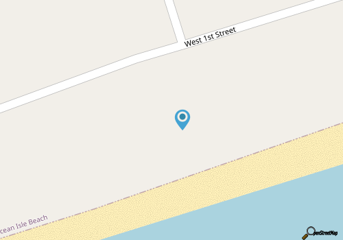 Colorful ocean view condo with pool, central AC, & private washer/dryer map location