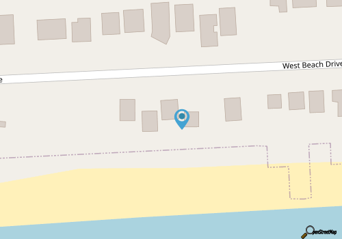 Kingfisher / 6007 West Beach Drive - Coastal Vacation Resorts map location
