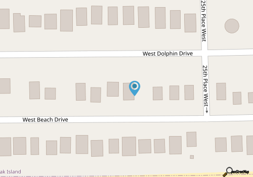 Beautiful 3BR/2BA Home, 2nd Row, Ocean View, Dog Friendly, Sleeps 8 map location