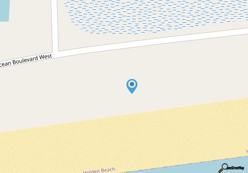 Classic Beachfront Getaway w/Patio, Deck, Central AC, Private Washer/Dryer, WiFi map location