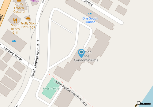 Oceanfront Condo at Station One – Ocean Views, Pool, and Tennis! map location