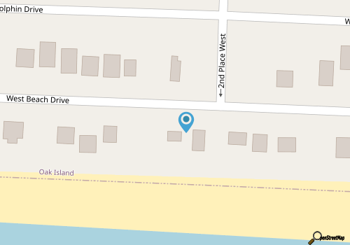 Private pool, easy walk to the beach and a beautiful ocean views! Seaside Shenanigans map location