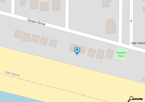 American Dream: 3 Bed / 2 Bath Oceanfront Home with 2 Covered Porches Close to O map location