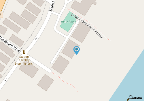 Station One-TH16 Boucher-Oceanfront townhouse; community pool, tennis, beach map location