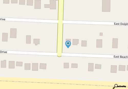 Karen K II / 102 E Beach Drive - Coastal Vacation Resorts map location