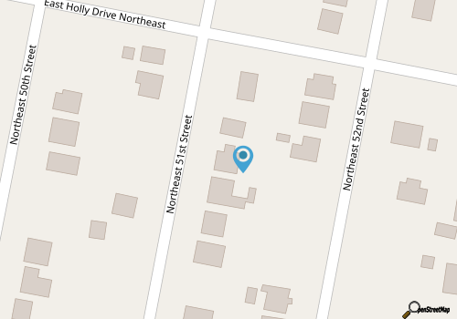 “The Almost” A dog friendly, beach getaway map location