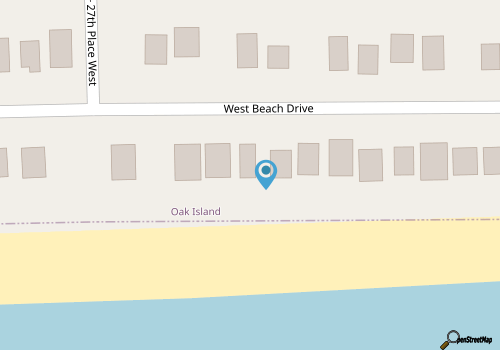 Holy Mackerel / 2521 W. Beach Drive - Coastal Vacation Resorts map location