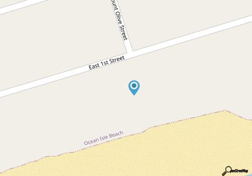 Pirate`s Booty at Ocean Isle Beach, Ocean front home with heated private pool, recent renos map location