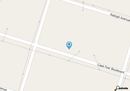 Charming 2-bedroom in Carolina Beach walking distance to beach map location