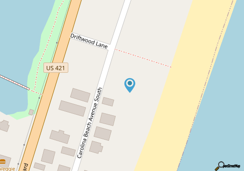 Beachside Suites 3: Downtown and next to the SEA! map location