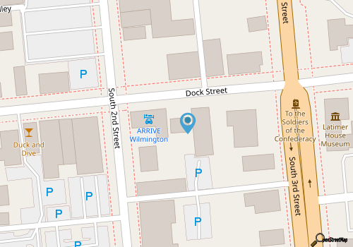 Work? Play? Wedding?  5 ? Stay in Historic District map location
