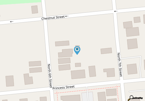 Downtown 1866 Curtis Foster House  map location