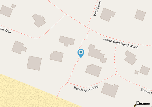 Oceanfront, 4 Bedrooms, BHI map location
