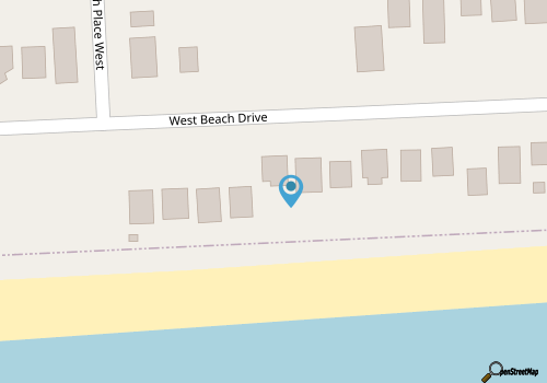 Wahoo: Oceanfront house in West Beach near Fish House Restaurant. map location
