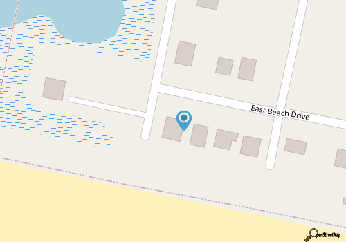 Deck & View: Oceanfront Oasis in Oak Island! map location