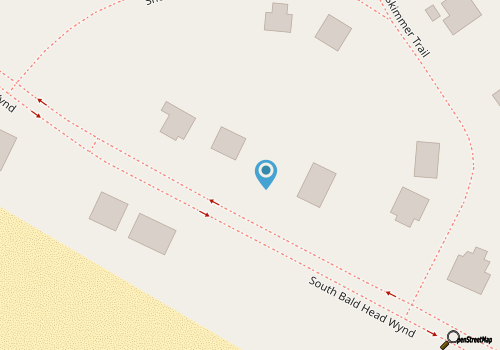 Panoramic Ocean Views, Fresh interior, Steps from Beach and BHI Club map location