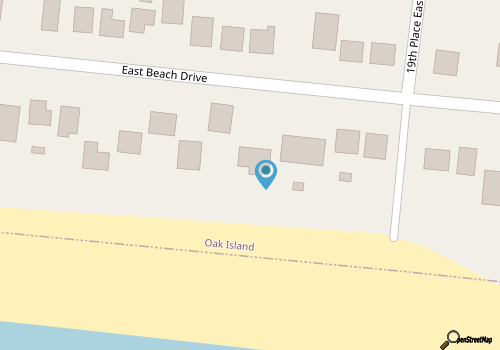 Sandy Toes and Salty Kisses: Oceanfront House on East Beach, Oak Island map location