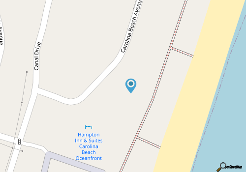 2 Bedroom Oceanfront Duplex on the Boardwalk map location