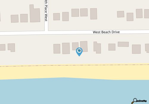 Front Row: Oceanfront home w/Covered Deck and Direct Beach Access map location
