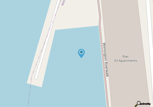 Hideaway at The Cove - Luxury Floating Villa in Downtown Wilmington map location