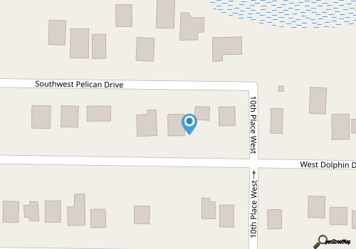 The Dwight House / 1006 W Dolphin Drive - Coastal Vacation Resorts map location
