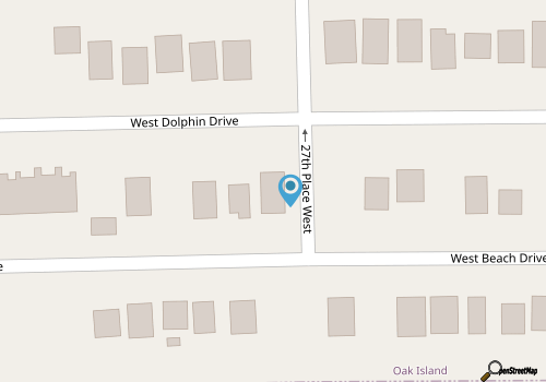 Jolly Roger / 2702 W. Beach Drive - Coastal Vacation Resorts map location
