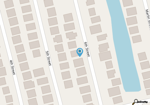 Freshly Remodeled Beach House, Steps to Shore map location