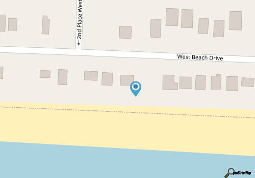 1 Blue Oasis - 4BD 2BA, oceanfront, sleeps 8, Private Beach Access map location