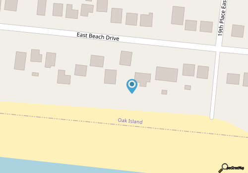Sea Sage:  Quaint Beach Cottage on East Beach map location
