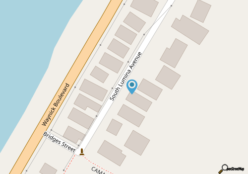 Wallace-A wonderful vacation awaits you in this spacious oceanfront townhouse map location
