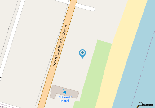 Private Carolina Beach Retreat with Ocean Views! map location