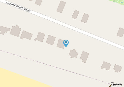 Oceanfront home with private pool and direct beach access map location
