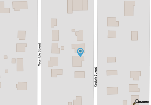 Oak Island Beach Bungalow near restaurants, bars and the beach. map location