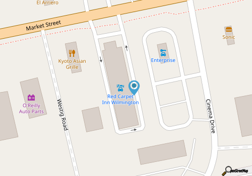 Travelodge Wilmington map location