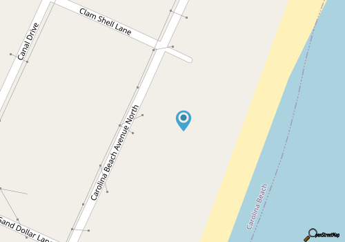This is a 4 bedroom 2 and a half bath, pet friendly, oceanfront home map location