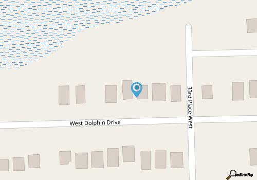 1 Day At A Time / 3308 W. Dolphin Drive - Coastal Vacation Resorts map location