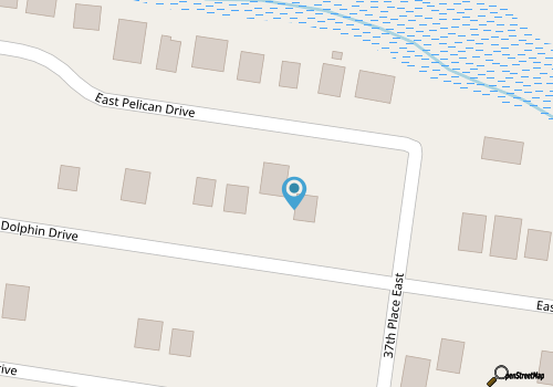 Apt Not: Comfortable, Open Home One Block from Beach with Screened Porch map location